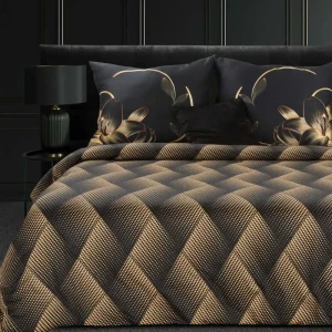 Eurofirany Pościel Satynowa Limited Collection Victoria 12 Czarna 200x220