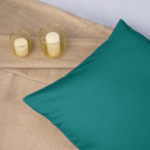 Darymex Poszewka satyna bawełna ciemny turkus 042 70x80