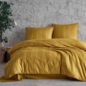 Darymex Pościel satyna bawełniana CAPITAL MUSTARD 140x200  EXCLUSIVE