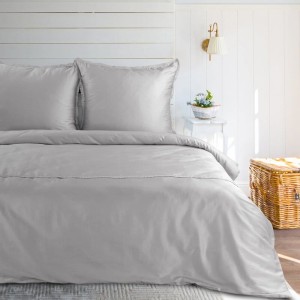 Eurofirany KOMPLET POŚCIELI RETRO 5 220 X 200 CM JASNOSZARY