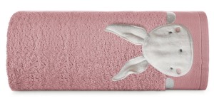 Eurofirany RĘCZNIK DZIECIĘCY BABY57 100 X 100 CM RÓŻOWY