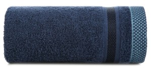 Eurofirany RĘCZNIK ABBIE (10) 70 X 140 CM GRANATOWY