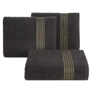 Eurofirany RĘCZNIK LILA (11) 50 X 90 CM CZARNY