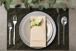 Eurofirany SERWETKA SUZANA 30 X 40 CM CZARNY