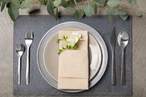 Eurofirany SERWETKA EDNA 30 X 40 CM STALOWY