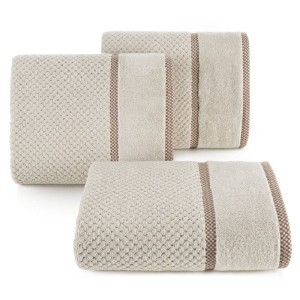 Eurofirany RĘCZNIK CALEB (12) 50 X 90 CM BEŻOWY