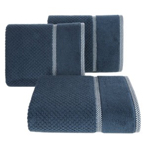 Eurofirany RĘCZNIK CALEB (10) 50 X 90 CM GRANATOWY