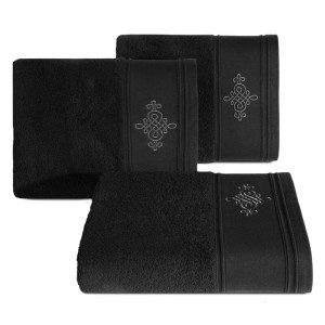 Eurofirany RĘCZNIK KLAS2 (07) 50 X 90 CM CZARNY