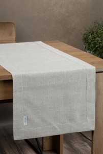 Eurofirany OBRUS STELLA 2 40 X 200 CM JASNOSZARY