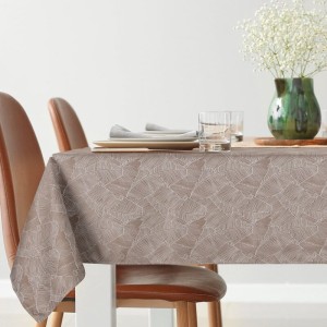 Eurofirany OBRUS ISLA 140 X 220 CM CIEMNOBEŻOWY