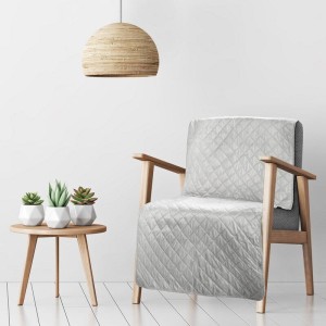 Eurofirany NARZUTA D91 LUIZ 5 70 X 160 CM JASNOSREBRNY