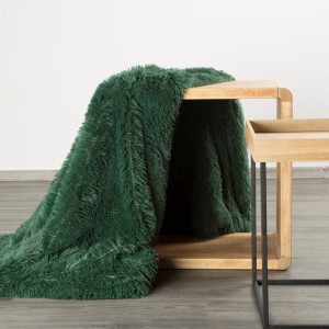 Eurofirany KOC D91 TIFANY 1 200 X 220 CM CIEMNOZIELONY