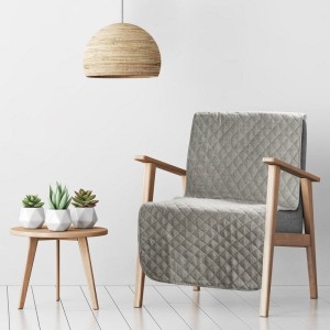 Eurofirany NARZUTA LEN 1 70 X 160 CM STALOWY