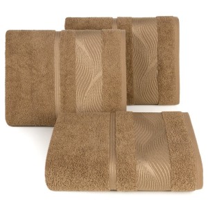 Eurofirany RĘCZNIK SYLWIA2 (13) 70 X 140 CM CIEMNOBEŻOWY