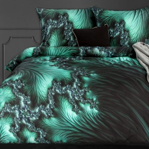 Eurofirany KOMPLET POŚCIELI SATYNOWEJ PREMIUM15 220 X 200 CM TURKUSOWY