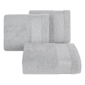 Eurofirany RĘCZNIK NIKA (05) 50 X 90 CM SREBRNY