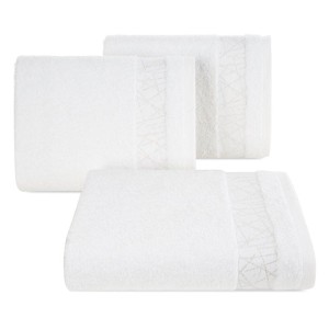 Eurofirany RĘCZNIK NIKA (01) 50 X 90 CM BIAŁY