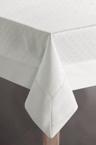 Eurofirany OBRUS KLARA 2 140 X 180 CM BIAŁY