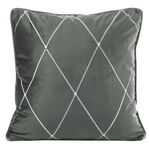 Eurofirany POSZEWKA DEKORACYJNA PIERRE CARDIN MARGO 45X45 CM STALOWY