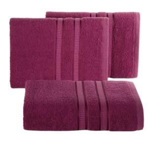 Eurofirany RĘCZNIK MILA (13) 50 X 90 CM AMARANTOWY