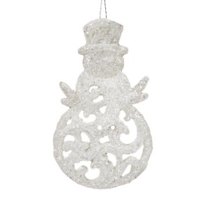 Eurofirany OZDOBA ŚWIĄTECZNA PL 59 12X7 CM SREBRNY