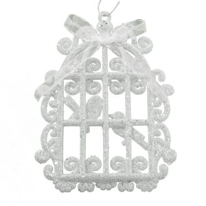 Eurofirany OZDOBA ŚWIĄTECZNA PL 36 12X9 CM SREBRNY