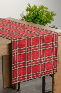 Eurofirany OBRUS LOOK 40 X 180 CM CZERWONY
