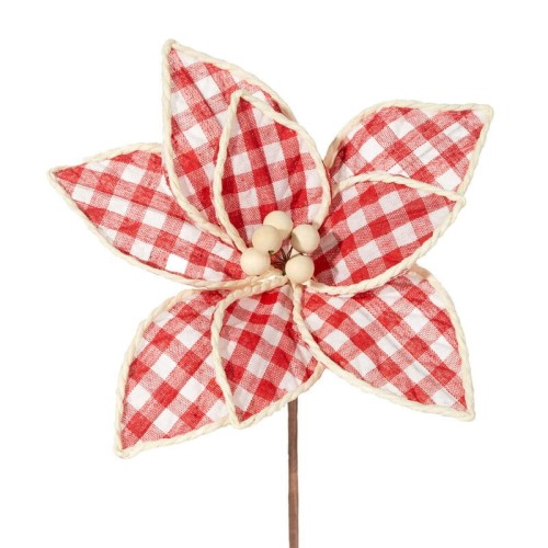 Eurofirany KWIAT ŚWIĄTECZNY DEKORACYJNY