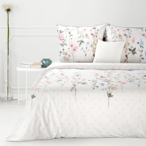 Eurofirany KOMPLET POŚCIELI REN 220X200 CM 2 SZT  70X80 CM BIAŁY