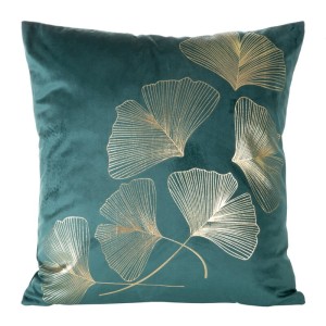 Eurofirany POSZEWKA GINKO 45X45 CM CIEMNOZIELONY