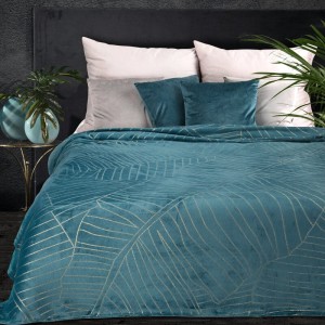 Eurofirany KOC LUNA 2 150 X 200 CM TURKUSOWY