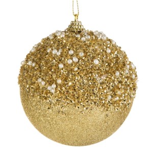 Eurofirany BOMBKA CHOINKOWA (FI) 8 CM ZŁOTY