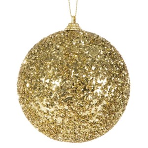 Eurofirany BOMBKA CHOINKOWA (FI) 10 CM ZŁOTY 1