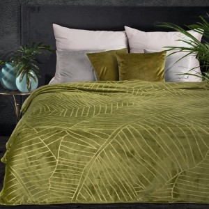 Eurofirany KOC LUNA 3 150 X 200 CM OLIWKOWY