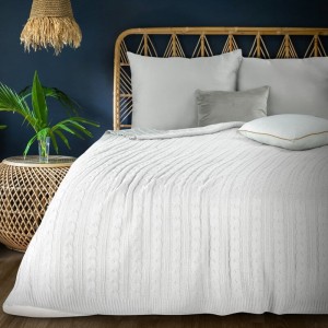 Eurofirany KOC AKRYL 2 130 X 170 CM BIAŁY