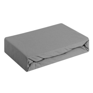 Eurofirany PRZEŚCIERADŁO JERSEY1 120X200 CM WYS 25 CM GRAFITOWY