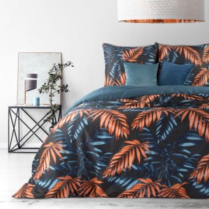 Eurofirany KOMPLET POŚCIELI SATYNOWEJ OVIEDO 220 X 200 CM WIELOKOLOROWY