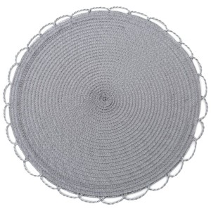 Eurofirany PODKŁADKA TINA (FI) 38 CM STALOWY