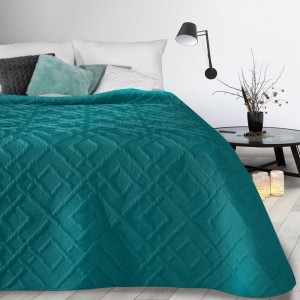 Eurofirany NARZUTA D91 ALARA 2 170X210 CM CIEMNOTURKUSOWY