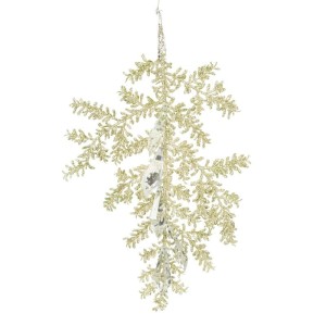 Eurofirany OZDOBA ŚWIĄTECZNA PL 88 10 X 25 CM SZAMPAŃSKI