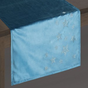 Eurofirany Bieżnik DALIA 40 X 180 CM GRANATOWY