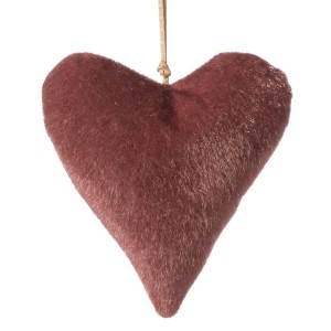 Eurofirany OZDOBA ŚWIĄTECZNA GRAS 01 12X13 CM BORDOWY