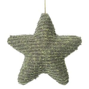 Eurofirany OZDOBA ŚWIĄTECZNA IRIN 10X3X10 CM ZIELONY