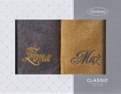 Eurofirany KOMPLET RĘCZNIKÓW MĄŻ ŻONA