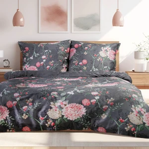 Darymex Pościel satyna bawełniana ALFON GREY 160x200 EXCLUSIVE