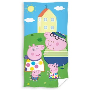 Darymex Ręcznik bawełniany 70x140 Świnka Peppa rodzina