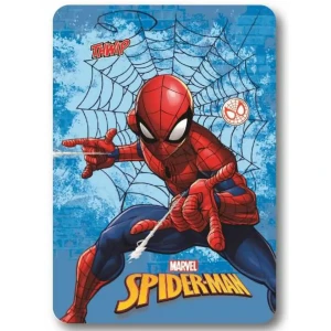 Darymex Koc polarowy 100x140 Spiderman jasny niebieski
