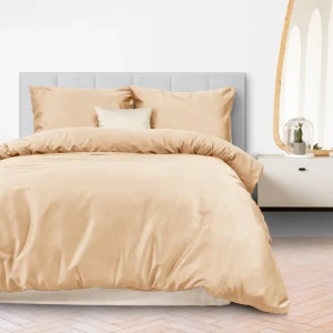 Darymex Pościel satyna bawełniana JASNY BEŻ 044 220x200