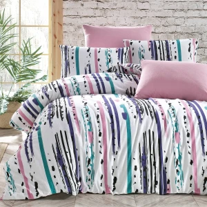 Darymex Pościel bawełniana AZURIT PINK 160x200 COTTONLOVE EXCLUSIVE