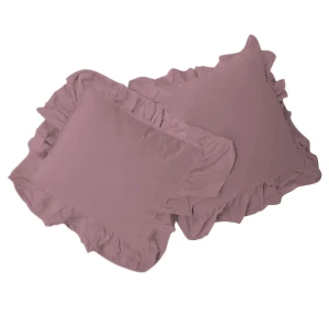 Darymex Poszewka bawełniana komplet PALE MAUVE 2x40x40 STONEWASHED